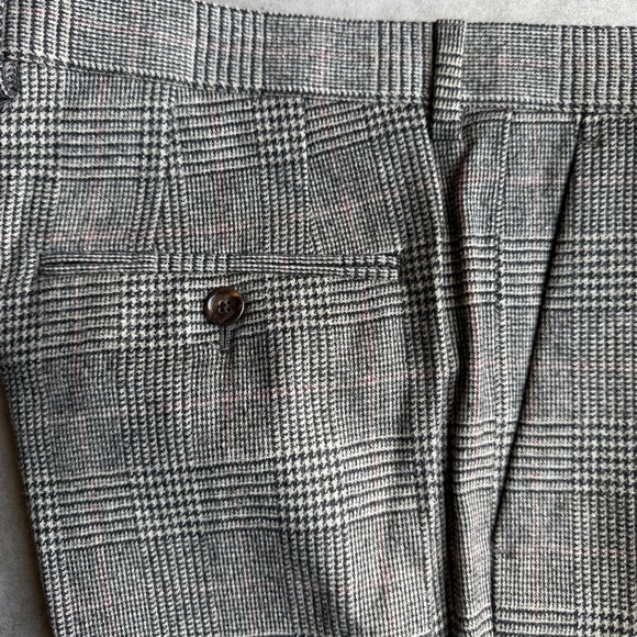 J Crew Ludlow Prince of Wales Abraham Moon wool blend, 38R suit + trousers - Picture 16 of 16